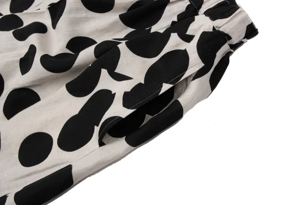 COMME des GARCONS Linen Dot Hole Design Skirt K-167376_007