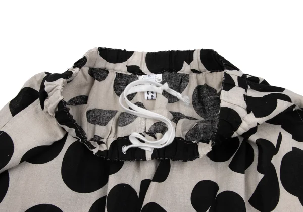 COMME des GARCONS Linen Dot Hole Design Skirt K-167376_008