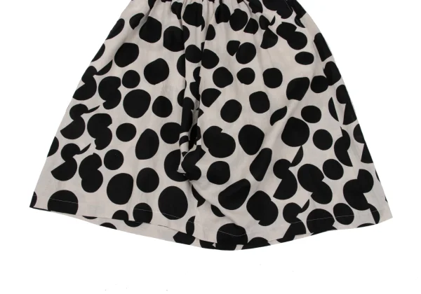 COMME des GARCONS Linen Dot Hole Design Skirt K-167376_009