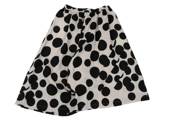 COMME des GARCONS Linen Dot Hole Design Skirt K-167376_012