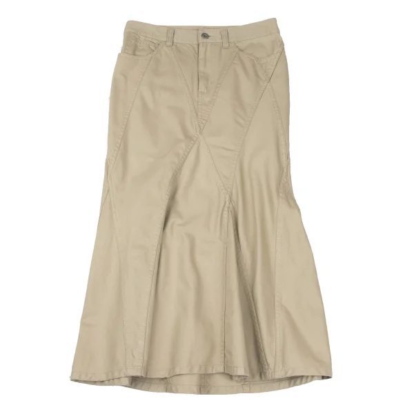 JUNYA WATANABE COMME des GARCONS Cotton Diagonal Switching Flared Skirt K-167378_002