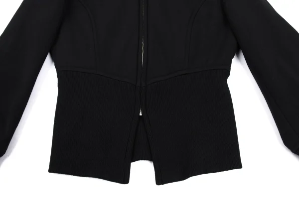 COMME des GARCONS Wool Rib Design Padded Blouson K-167380_008