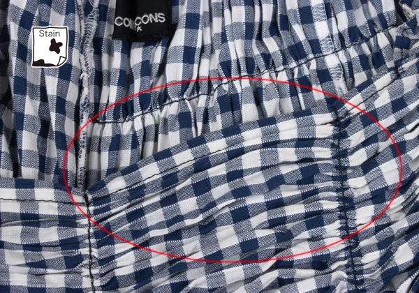 tricot COMME des GARCON Gathered Design Gingham Check Dress K-167381_006