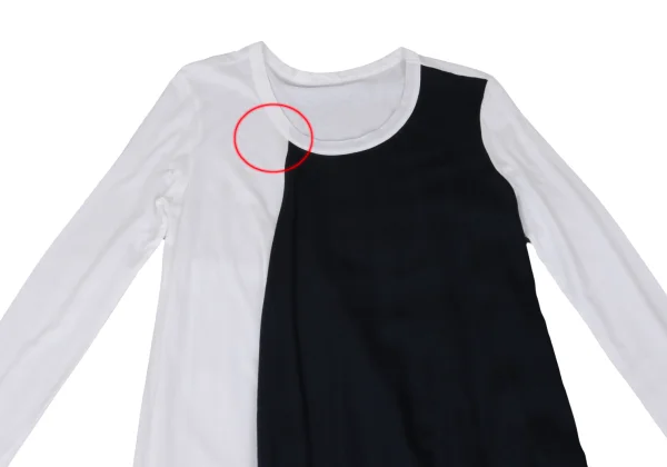 Y's Stripe Switching T Shirt Dress K-167383_003