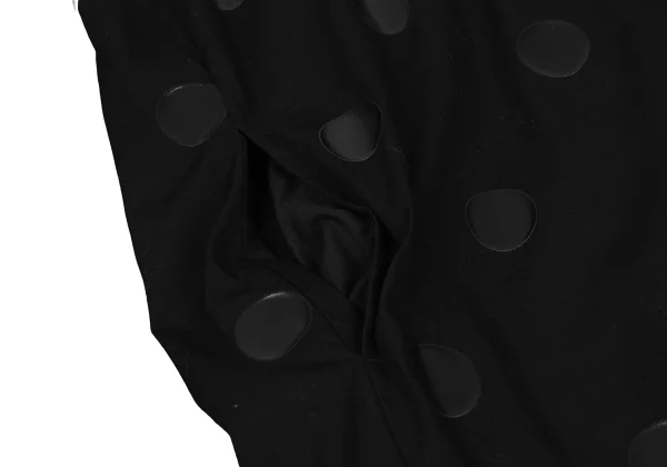 Y's Dot Printed Switching T Shirt Dress K-167384_010