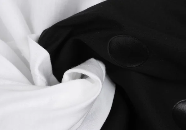 Y's Dot Printed Switching T Shirt Dress K-167384_016