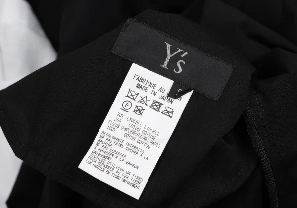 Y's Dot Printed Switching T Shirt Dress K-167384_017