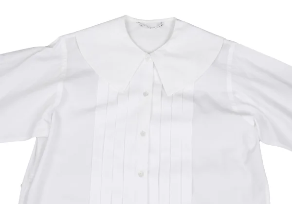 COMME des GARCONS Big Collar Tuck Pleats Blouse K-167388_003