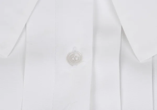 COMME des GARCONS Big Collar Tuck Pleats Blouse K-167388_005