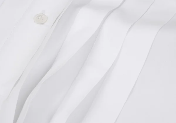 COMME des GARCONS Big Collar Tuck Pleats Blouse K-167388_006