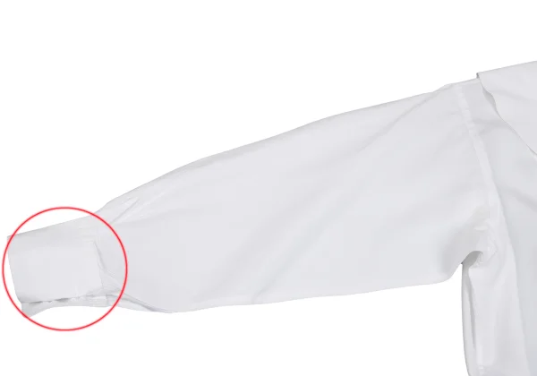 COMME des GARCONS Big Collar Tuck Pleats Blouse K-167388_009