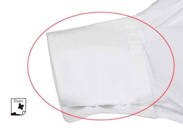 COMME des GARCONS Big Collar Tuck Pleats Blouse K-167388_010