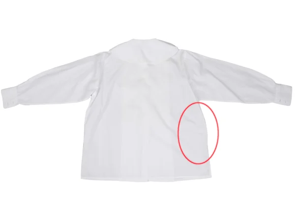 COMME des GARCONS Big Collar Tuck Pleats Blouse K-167388_016