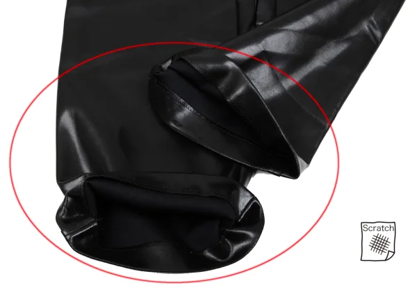 Jean Paul GAULTIER CLASSIQUE Poly Blend Synthetic Leather Pants K-167390_009