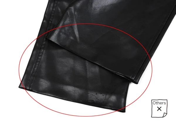 Jean Paul GAULTIER CLASSIQUE Poly Blend Synthetic Leather Pants K-167390_012