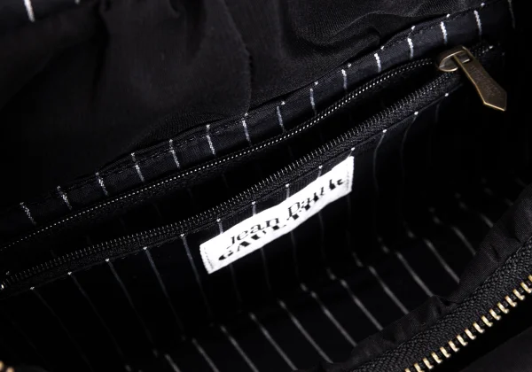 Jean Paul GAULTIER Leather Switching Double Strap Bag K-167394_014
