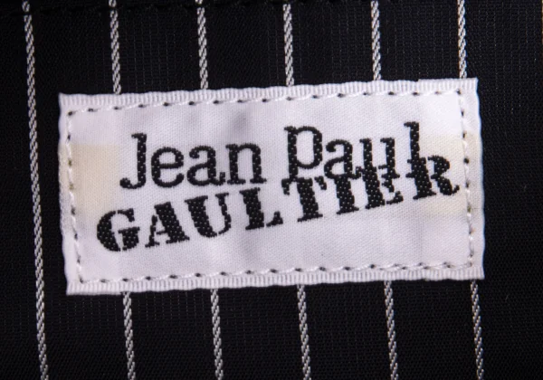 Jean Paul GAULTIER Leather Switching Double Strap Bag K-167394_015