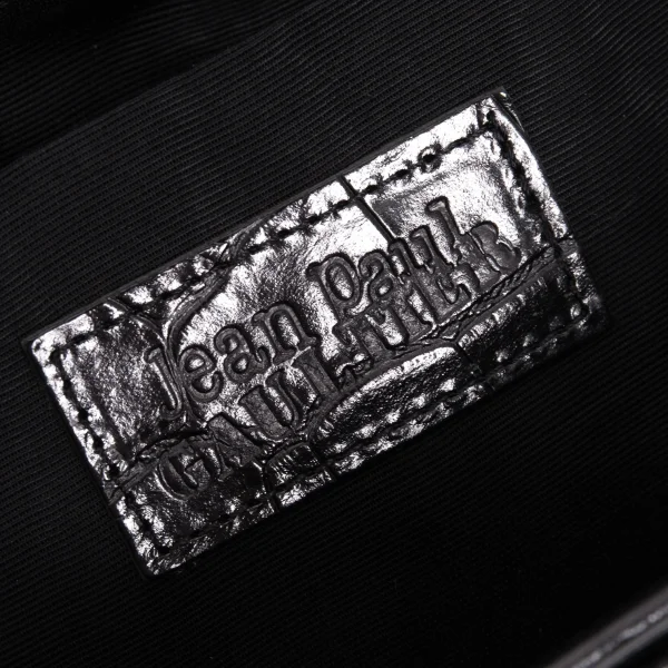 Jean Paul GAULTIER Crocodile Emboss Box Hand Bag K-167395_012
