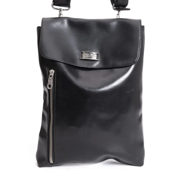 Jean Paul GAULTIER Metal Plate Flap Shoulder Bag K-167399_003