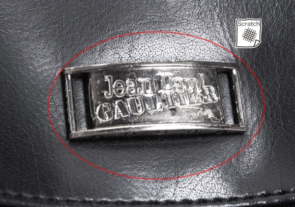 Jean Paul GAULTIER Metal Plate Flap Shoulder Bag K-167399_005