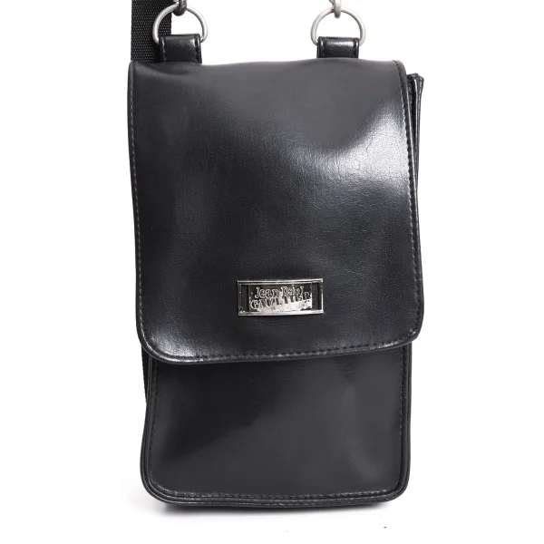 Jean Paul GAULTIER HOMME Metal Plate Flap Mini Shoulder Bag K-167407_003