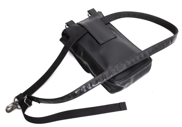 Jean Paul GAULTIER HOMME Metal Plate Flap Mini Shoulder Bag K-167407_013