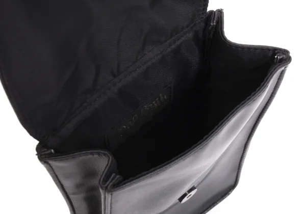 Jean Paul GAULTIER HOMME Metal Plate Flap Mini Shoulder Bag K-167407_015