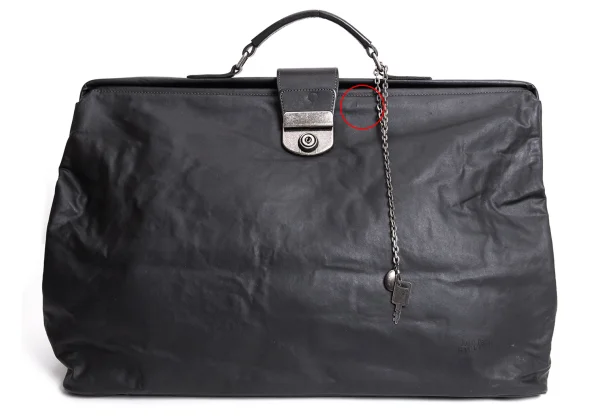 Jean Paul GAULTIER HOMME Kisslock Coating Boston Bag K-167409_002
