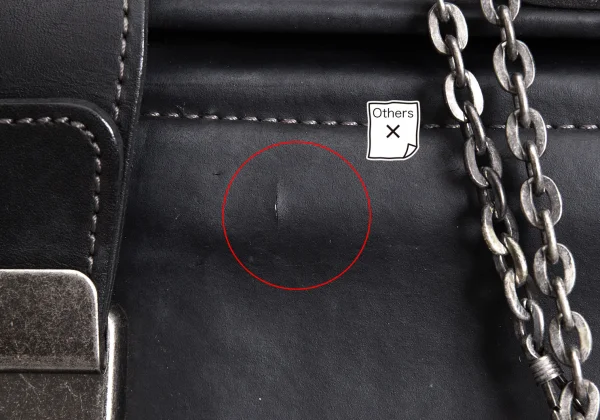 Jean Paul GAULTIER HOMME Kisslock Coating Boston Bag K-167409_003
