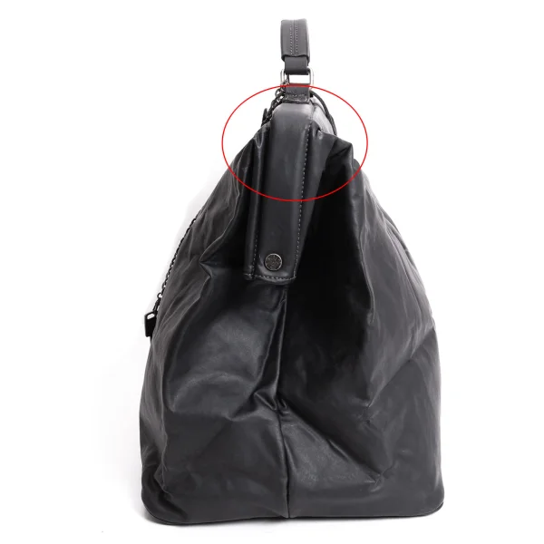 Jean Paul GAULTIER HOMME Kisslock Coating Boston Bag K-167409_005