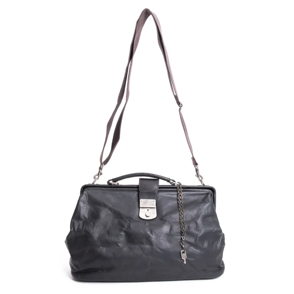 Jean Paul GAULTIER HOMME Kisslock Coating Shoulder Bag K-167410_002
