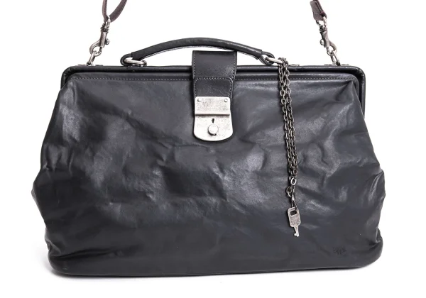 Jean Paul GAULTIER HOMME Kisslock Coating Shoulder Bag K-167410_003