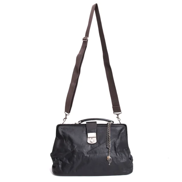 Jean Paul GAULTIER HOMME Kisslock Coating Shoulder Bag K-167411_002