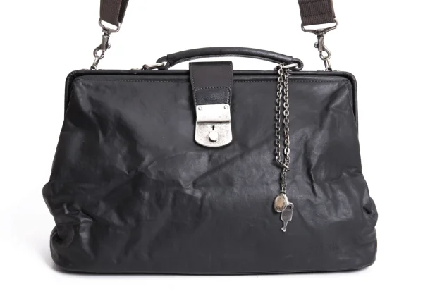 Jean Paul GAULTIER HOMME Kisslock Coating Shoulder Bag K-167411_003