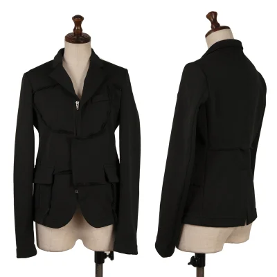 COMME des GARCONS Poly Cut-off Pasted Design Jacket