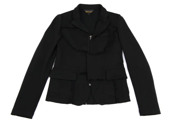 COMME des GARCONS Poly Cut-off Pasted Design Jacket K-167412_002