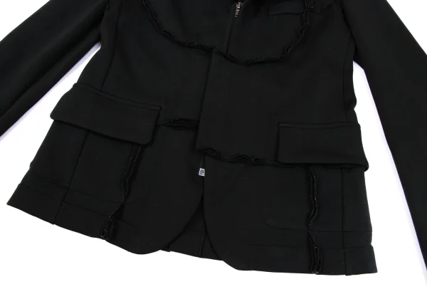 COMME des GARCONS Poly Cut-off Pasted Design Jacket K-167412_011