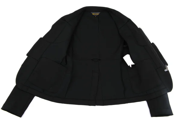 COMME des GARCONS Poly Cut-off Pasted Design Jacket K-167412_013