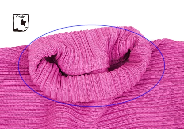 PLEATS PLEASE Crepe Knit High Neck Top K-167413_004