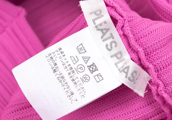 PLEATS PLEASE Crepe Knit High Neck Top K-167413_012