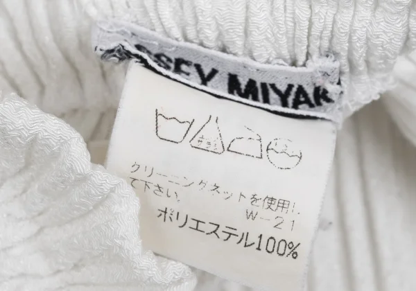 ISSEY MIYAKE Side Shiny Switching Pleats Pants K-167414_018