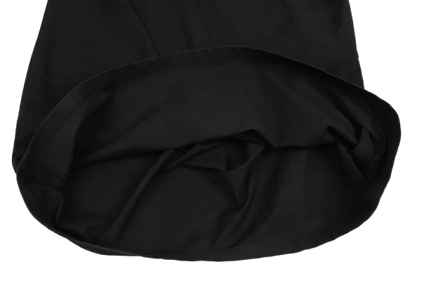 Y's Asymmetry Tuck Cotton Skirt K-167416_007