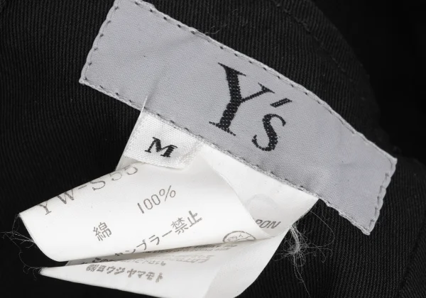 Y's Asymmetry Tuck Cotton Skirt K-167416_013