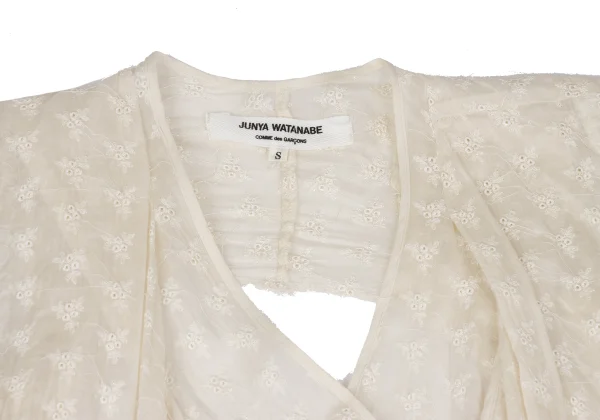 JUNYA WATANABE COMME des GARCONS Many Snap Button Design Lace Wrap Dress K-167417_004