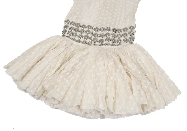 JUNYA WATANABE COMME des GARCONS Many Snap Button Design Lace Wrap Dress K-167417_007