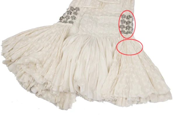 JUNYA WATANABE COMME des GARCONS Many Snap Button Design Lace Wrap Dress K-167417_013