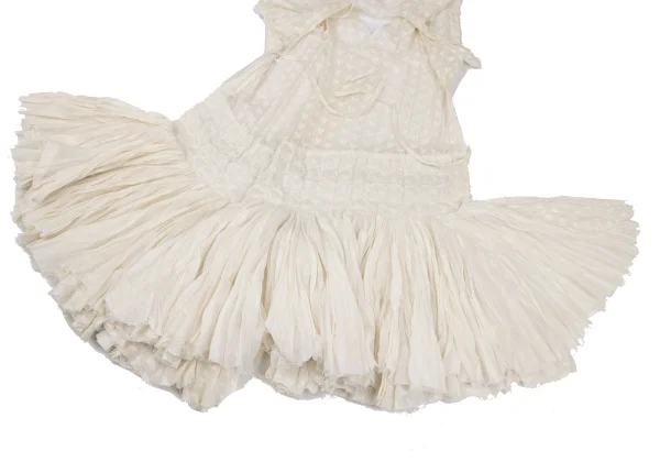 JUNYA WATANABE COMME des GARCONS Many Snap Button Design Lace Wrap Dress K-167417_016