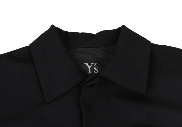 Y's Wool Gabardine Pocket Design Coat K-167418_004