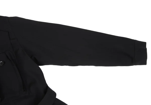 Y's Wool Gabardine Pocket Design Coat K-167418_006