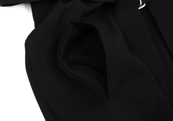 Y's Wool Gabardine Pocket Design Coat K-167418_010